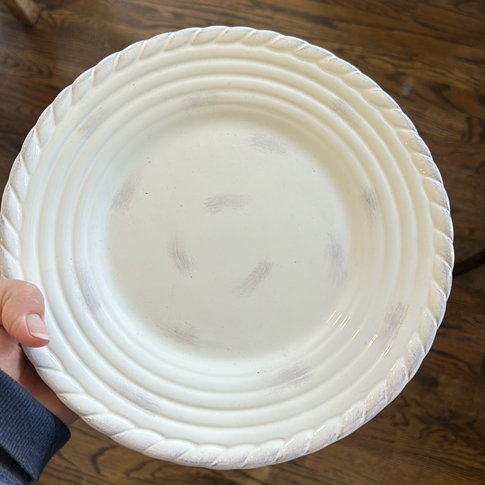 Artimino Tuscan Countryside White Plate